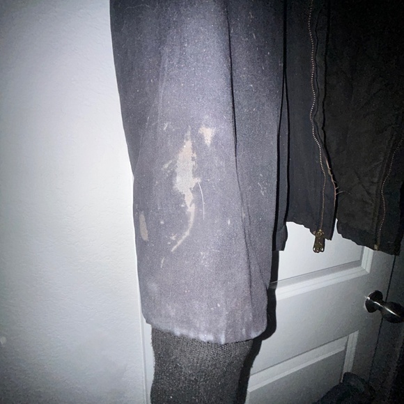 Black flame resistant winter zip up work wear extra large jacket - Picture 5 of 14